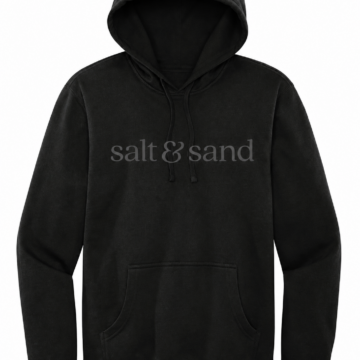 Black Salt & Sand Graphic Hoodie