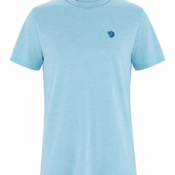 Light Blue Heathered Crew Neck T-Shirt