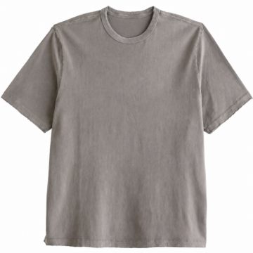 Grey Acid Wash Oversized T-Shirt